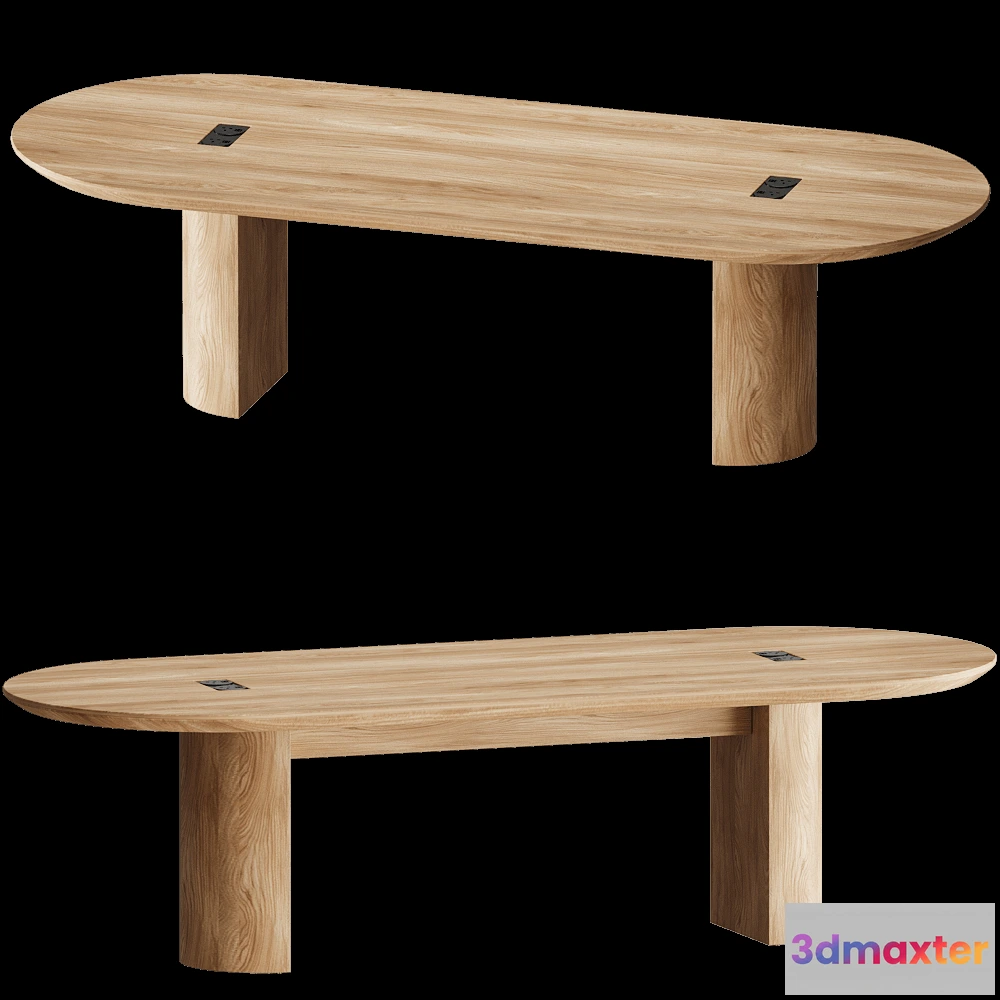1637522 - Carel Woodworks - Table Quantum 3D Max