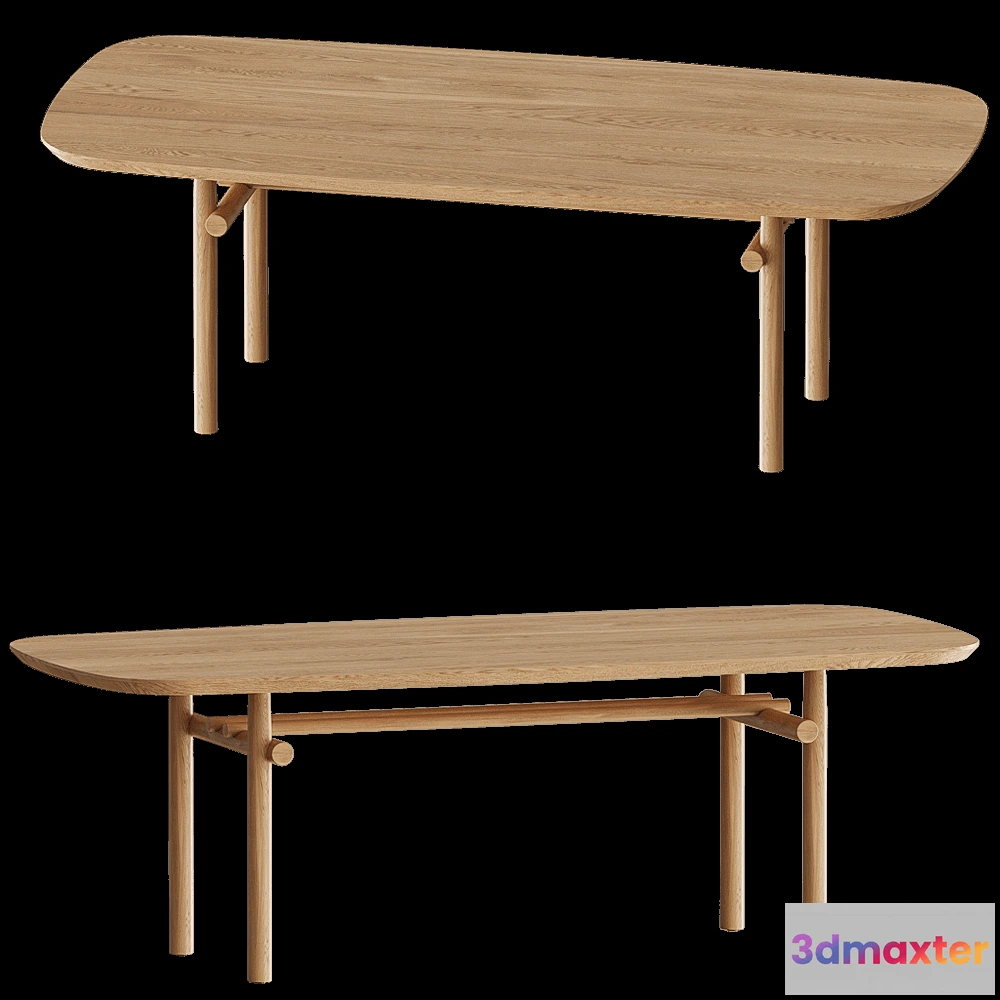1637528 - Carel Woodworks - Table Steekla 3D Max