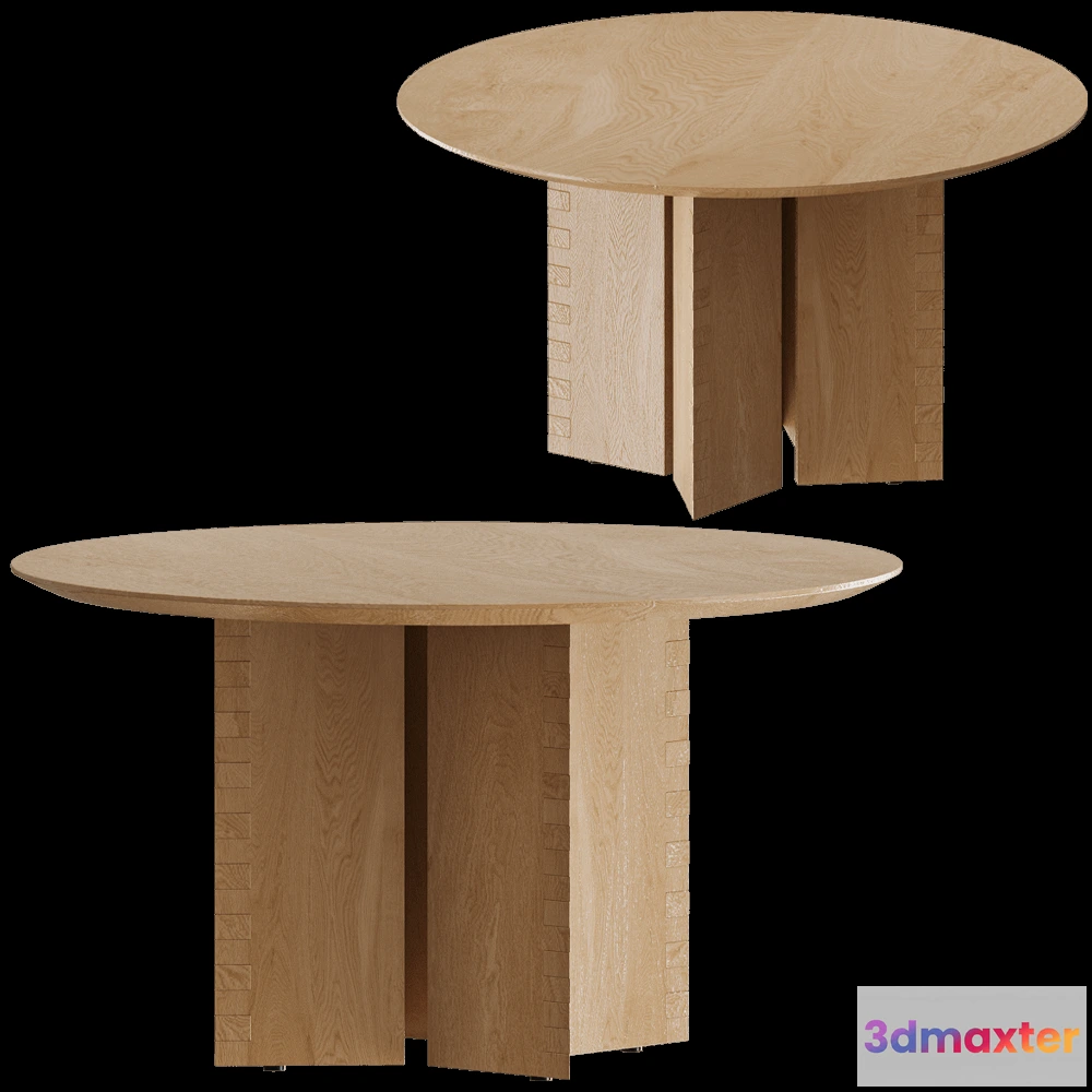 1637540 - Carel Woodworks - Coffee table Angus 700 3D Max