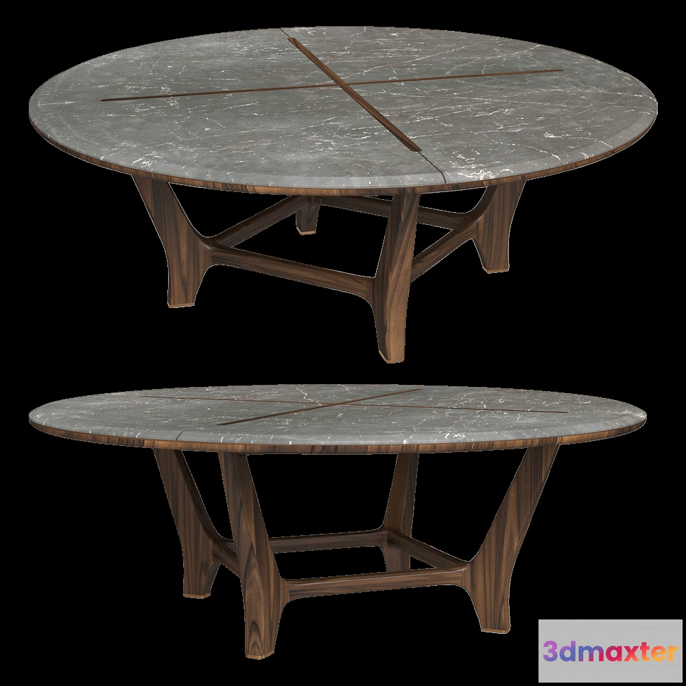 1637588 - Ceccotti Collezioni  - Round table Grand Diner 3D Max