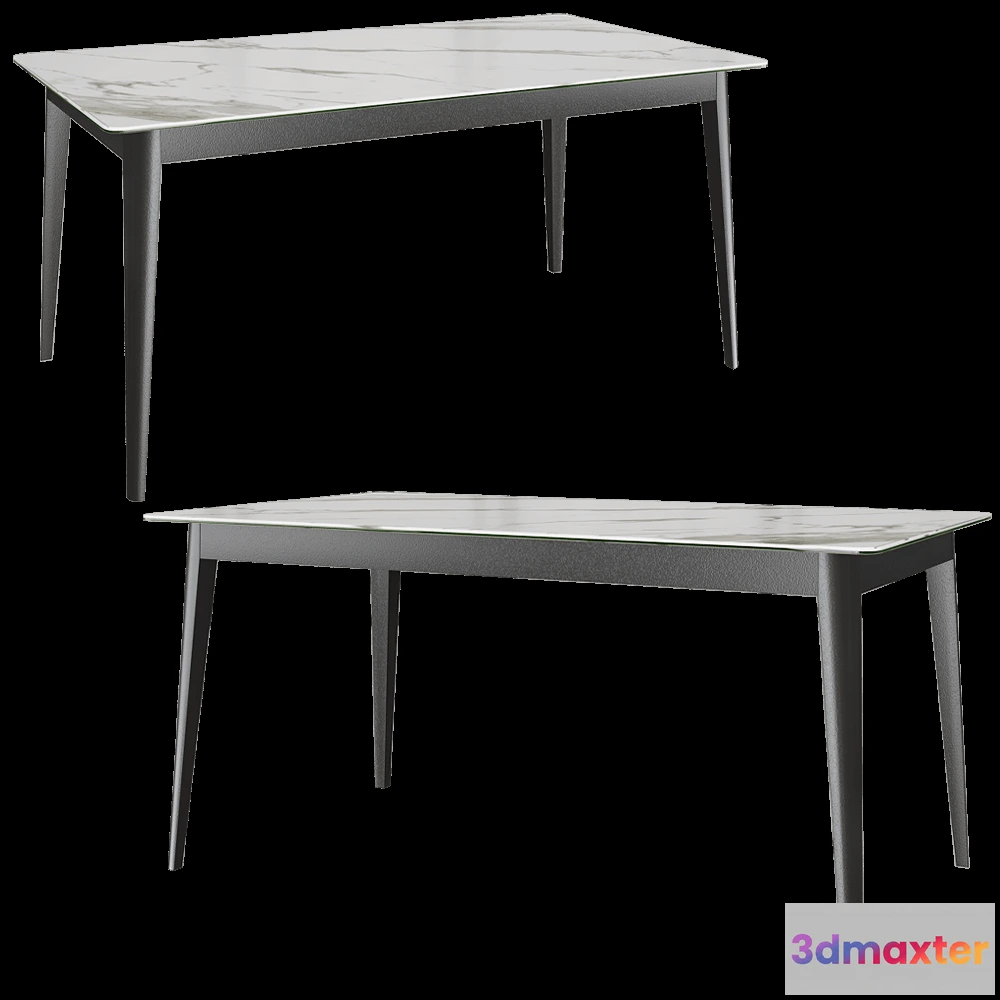 1637598 - CERAGLASS - Dining table CGP-000_M 3D Max