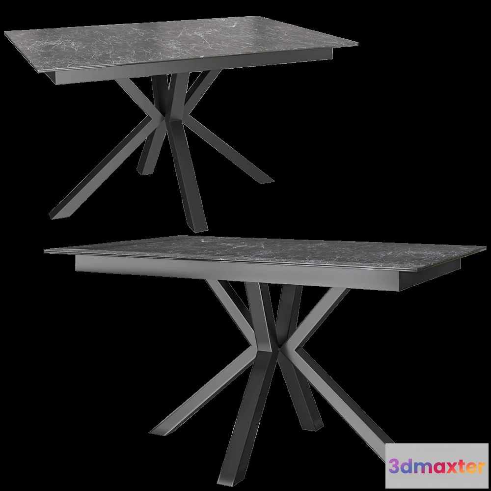 1637606 - CERAGLASS - Dining table CGP-000_W 3D Max