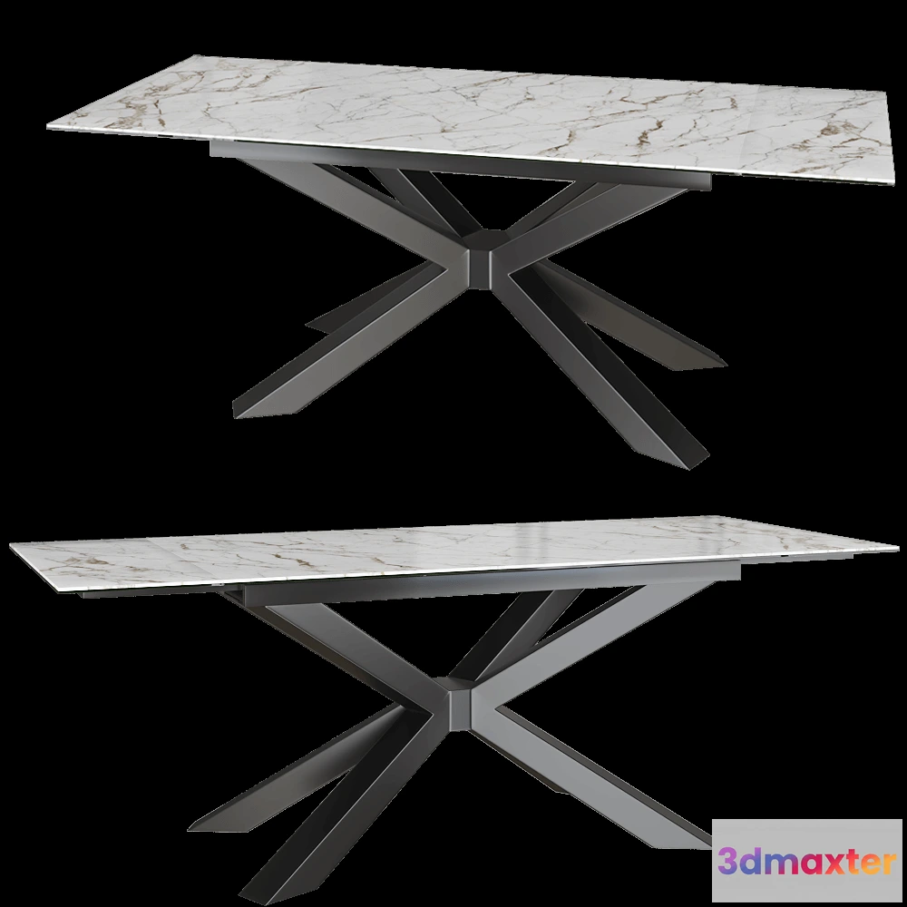 1637608 - CERAGLASS - Dining table CGP-000_J 3D Max