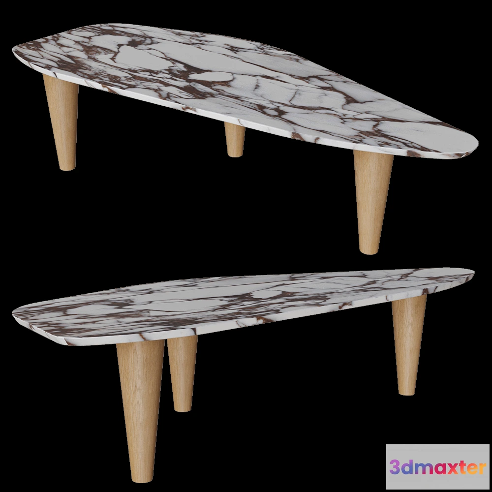 1637638 - COEDITION - Table PETRA - Olivier Gagnère 3D Max