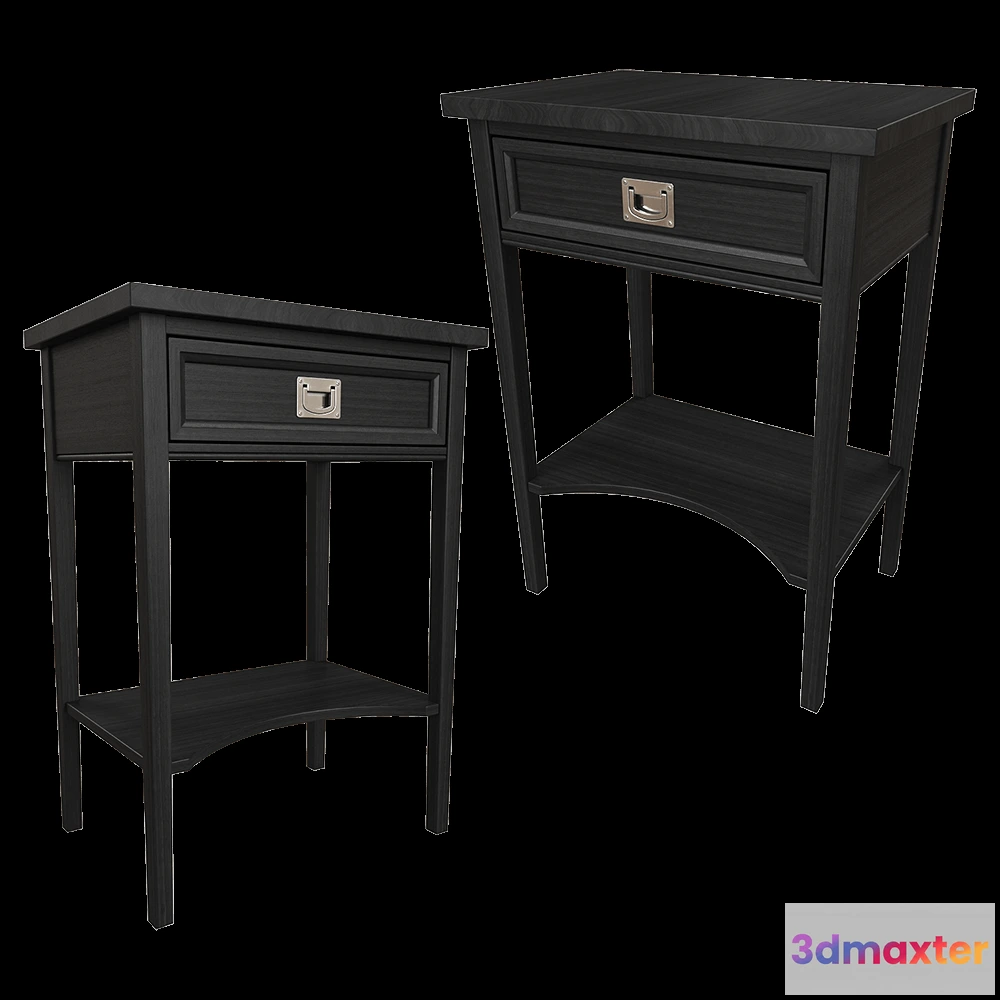 1638012 - Dantone Home - Bedside table Oxford high 1 drawer 3D Max
