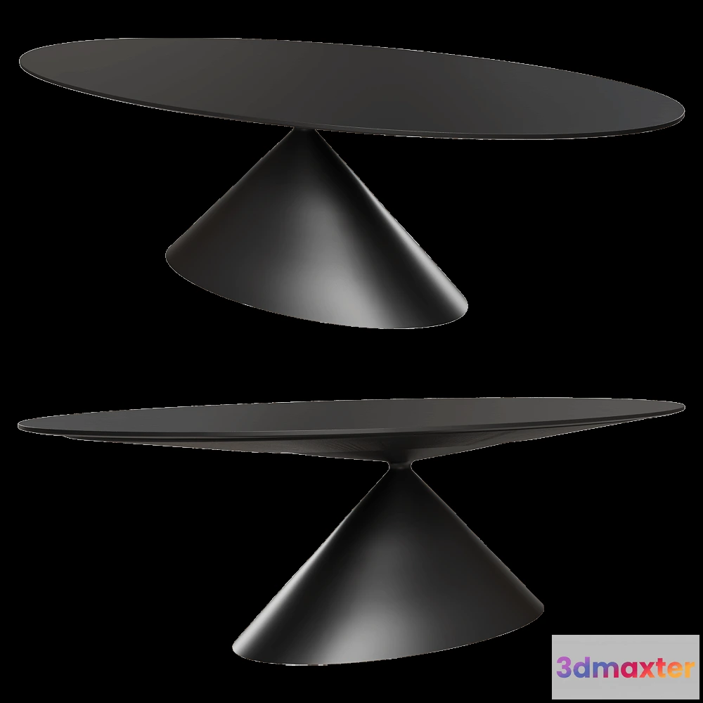 1638070 - Desalto - Table Maxi Clay 3D Max