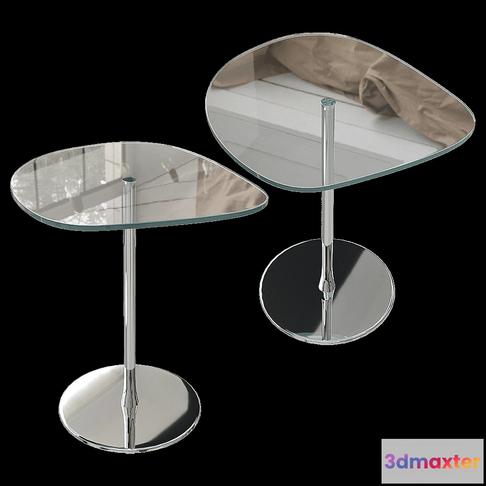 1638112 - Desalto - Glass table Mixit 3D Max