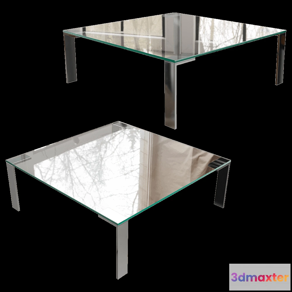 1638116 - Desalto - Glass table Liko 3D Max