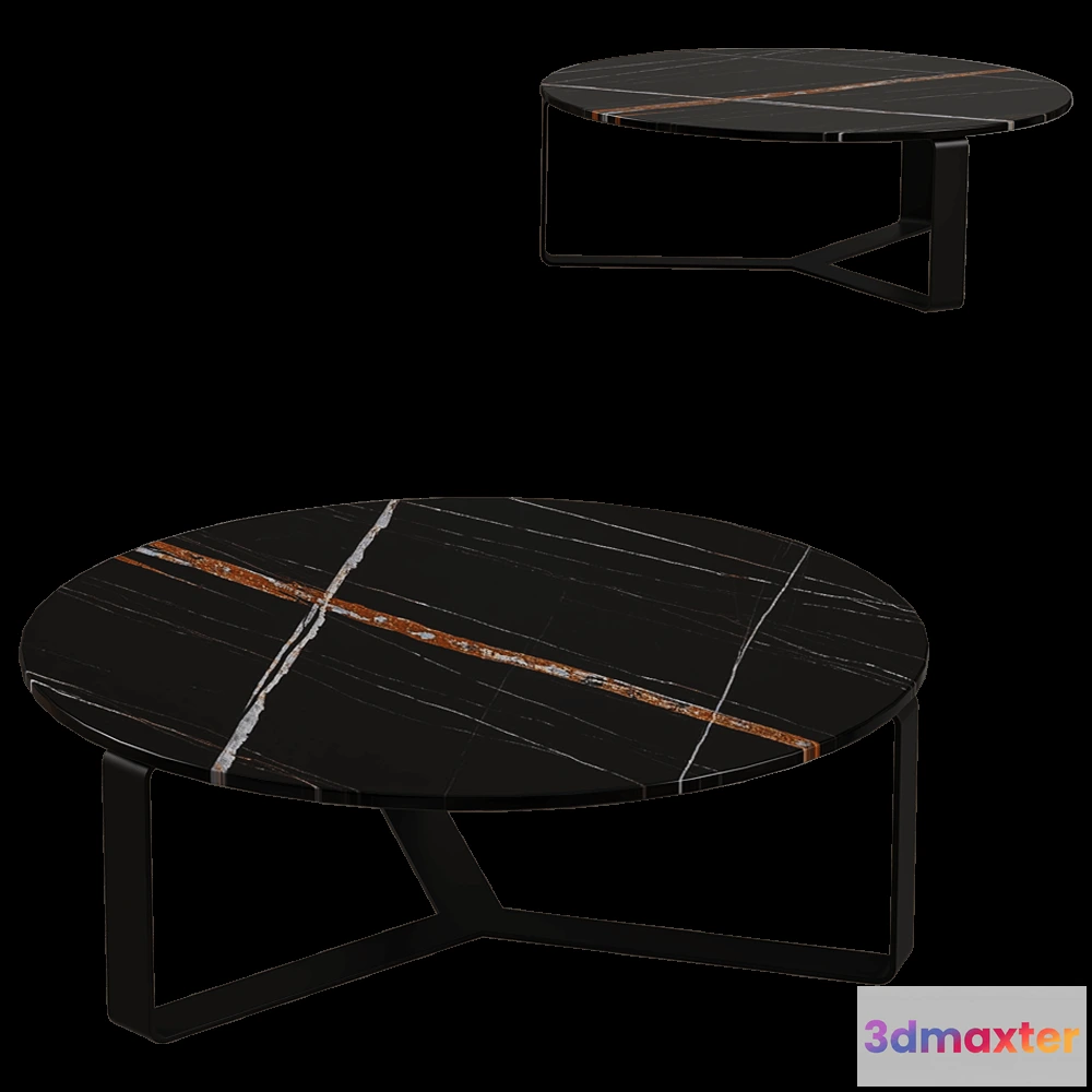 1638184 - Draenert - Coffee table Primus Round 2 3D Max