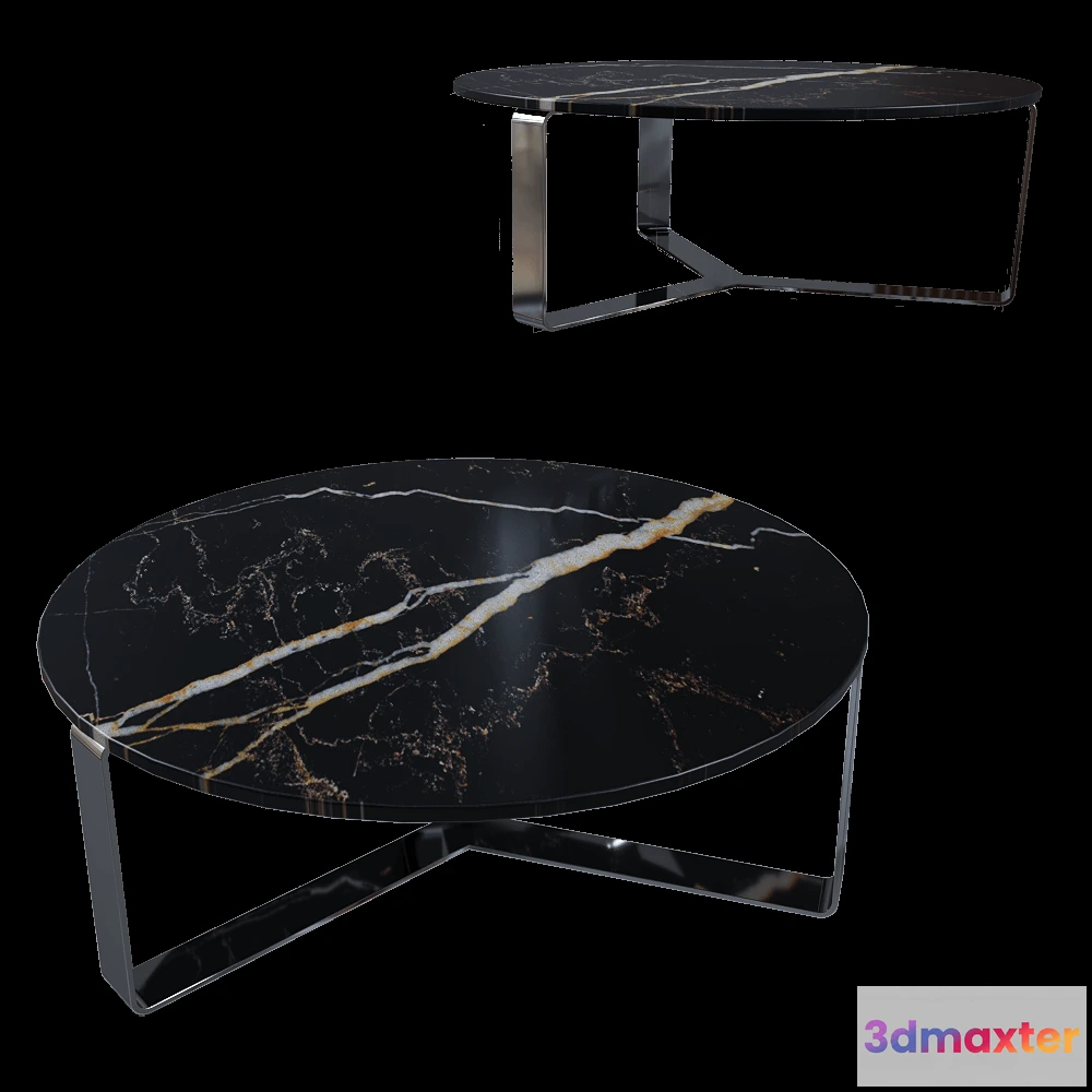 1638204 - Draenert - Coffe table Primus round 3D Max