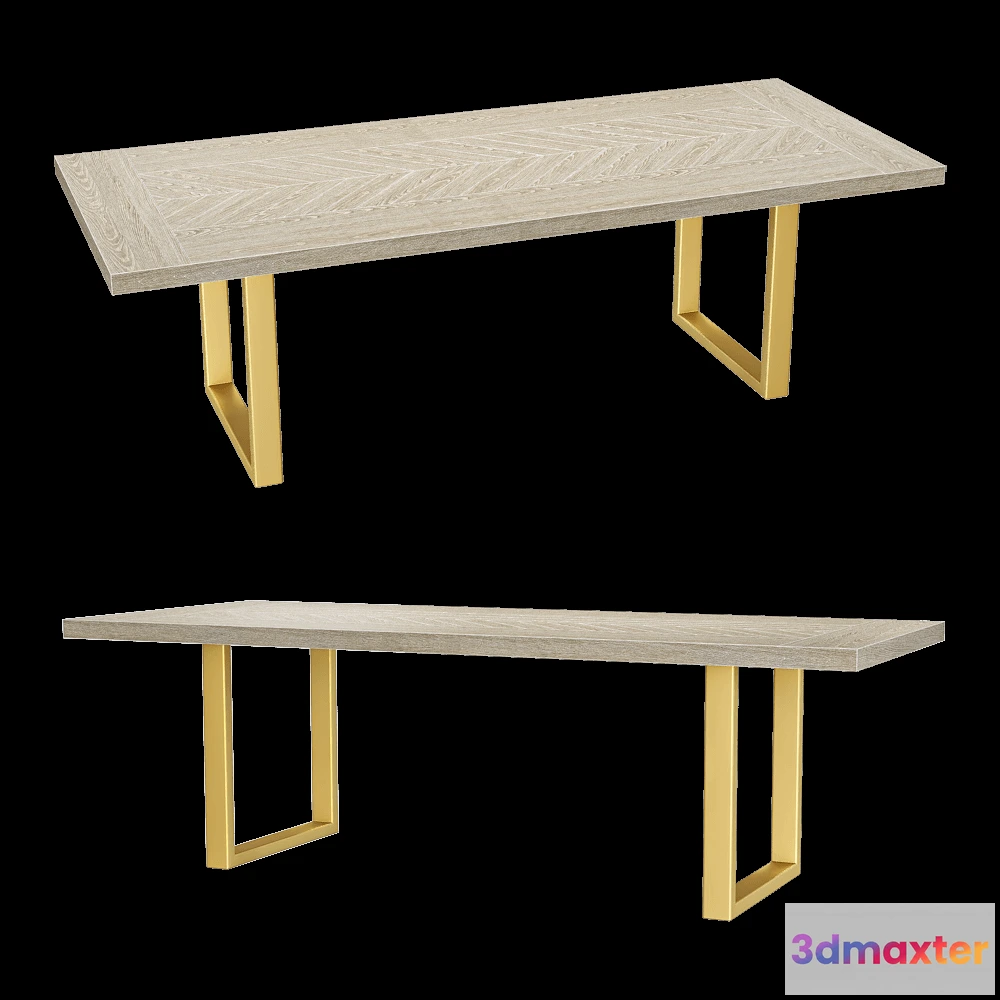 1638452 - Full House - Dining table 2DTNP001 3D Max