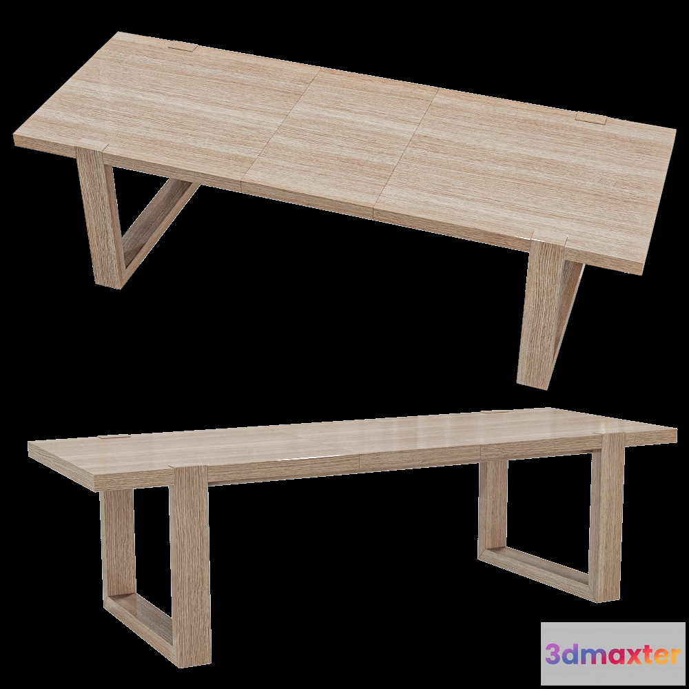 1638488 - Full House - Extendable table 3D Max