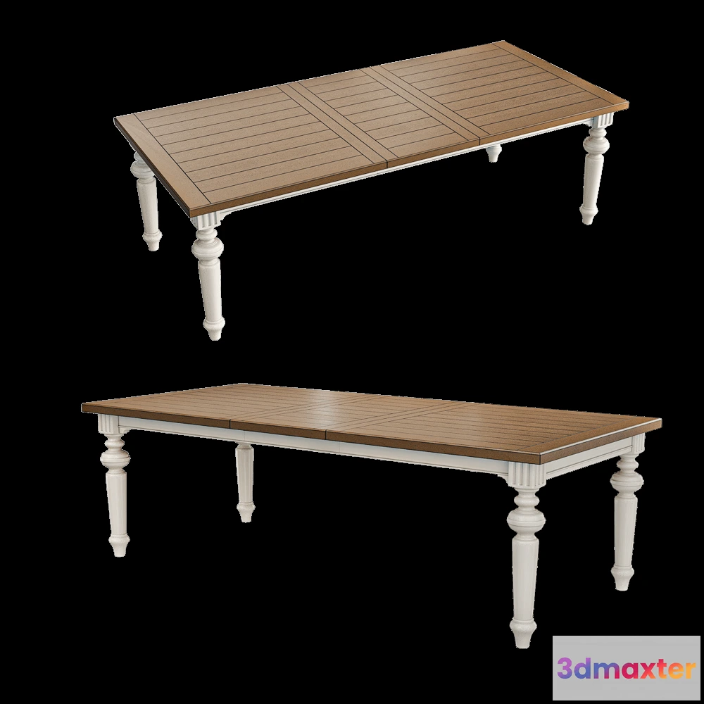 1638492 - Full House - Extendable rectangular table 3D Max