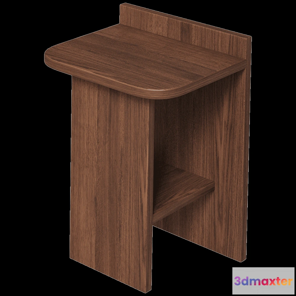 1638550 - Gejst  - Side table Ismo dark oak 3D Max