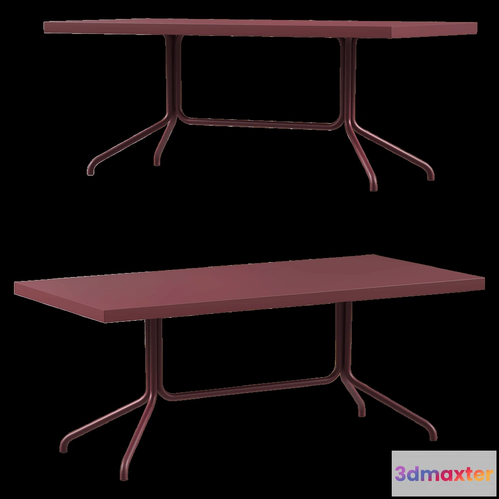 1638578 - Gervasoni - Outdoor dining table Brise 3D Max