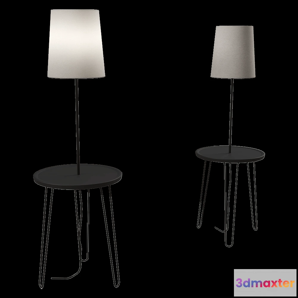 1638582 - Gervasoni - Night table LC 47 3D Max