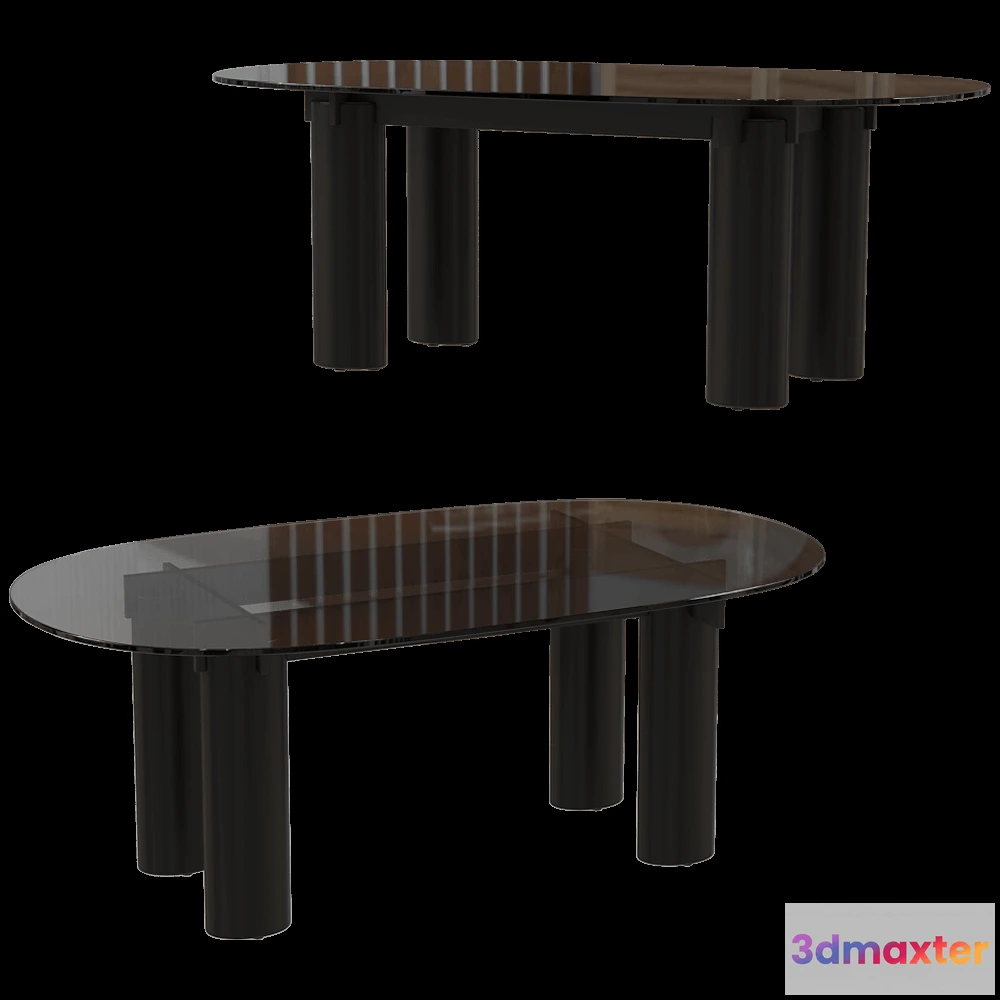 1638584 - Gervasoni - Dining table Daen 3D Max