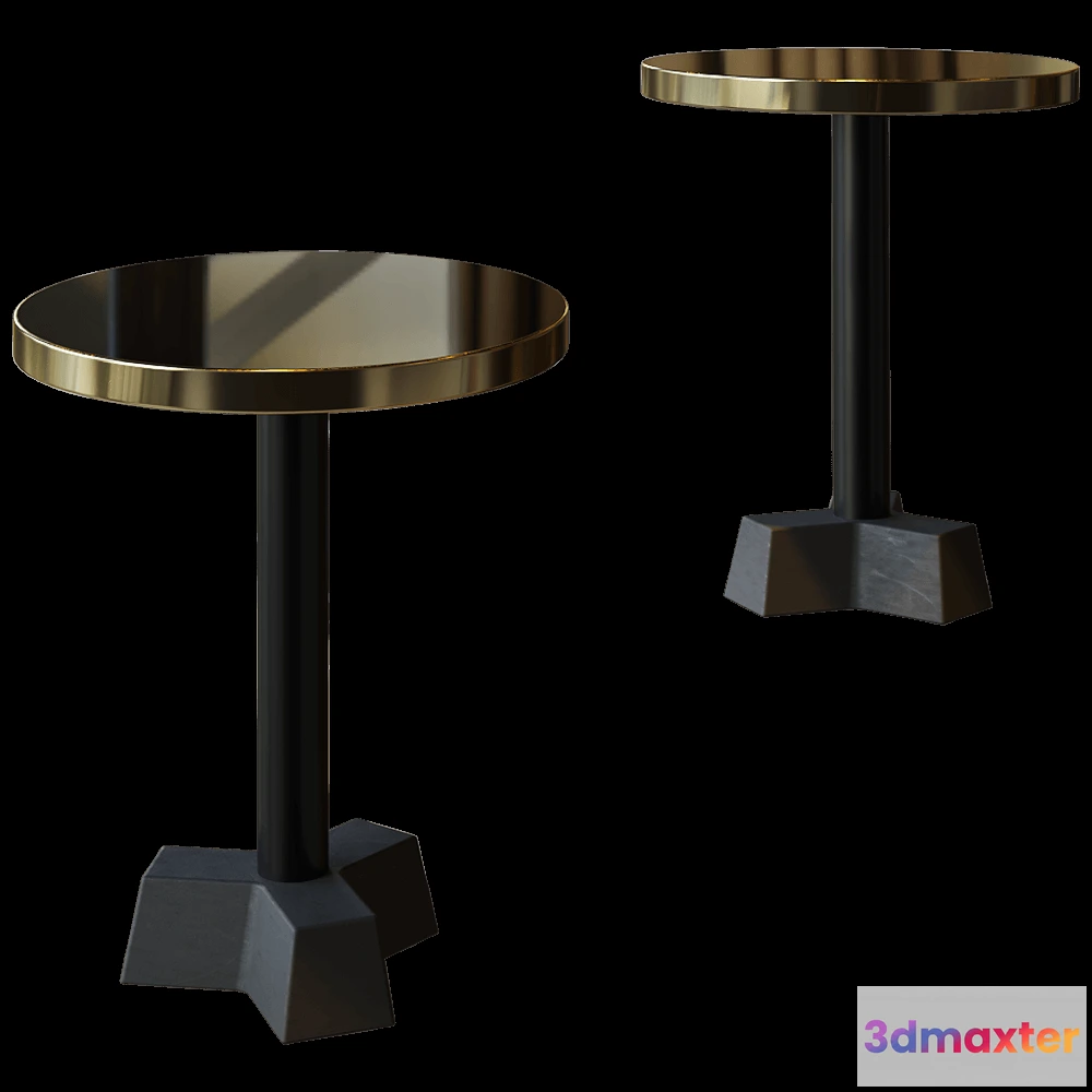 1638600 - Gervasoni - Side table Brass 3D Max