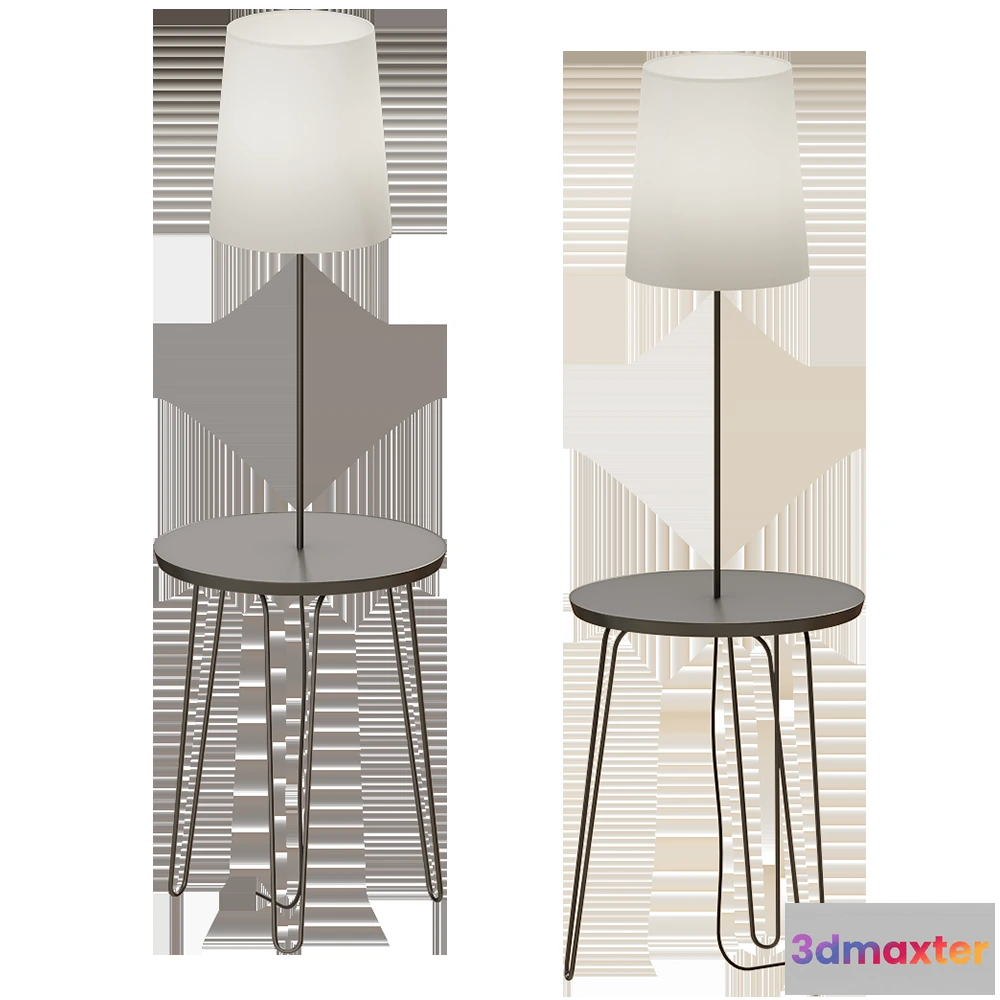 1638614 - Gervasoni - Table lamp  bedside table LC 47 3D Max