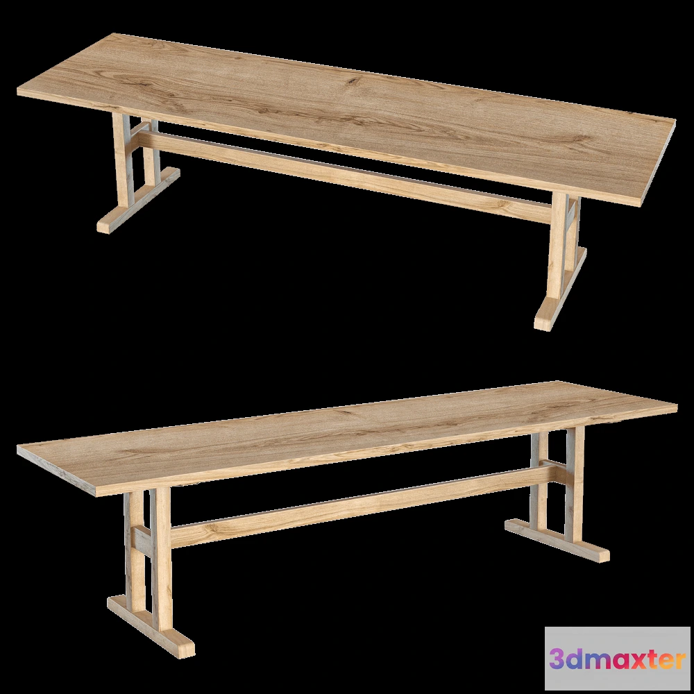 1638744 - Heerenhuis Manufactuur - Table Trappist 3D Max
