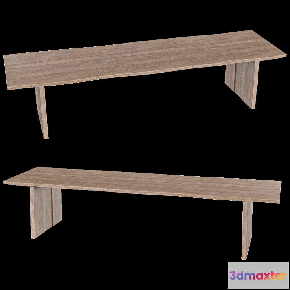1638772 - Heerenhuis Manufactuur - Oak table Altar 3D Max