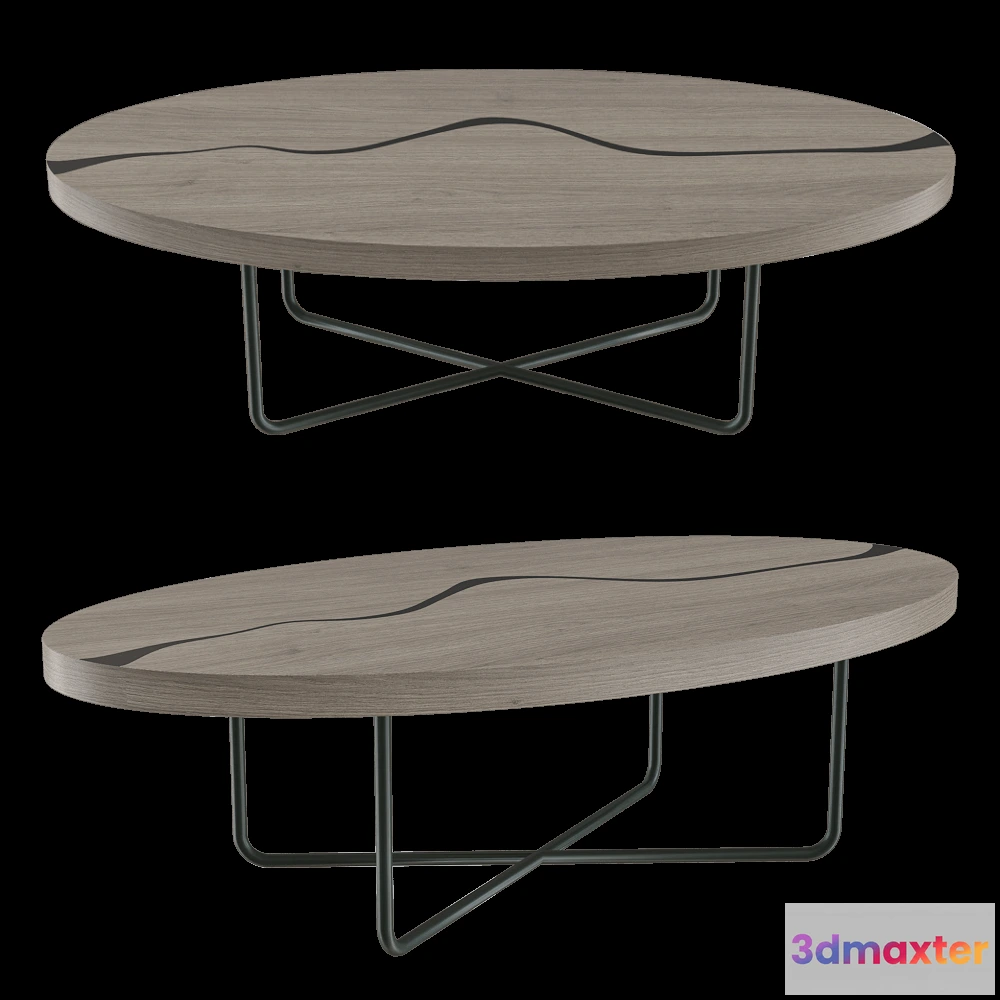 1638834 - IL Loft  - Table Vega Oval 3D Max