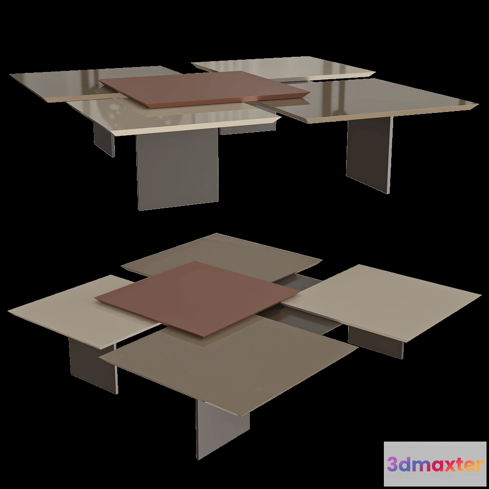 1638870 - IL Loft  - Coffee table Cubi CUT80 3D Max