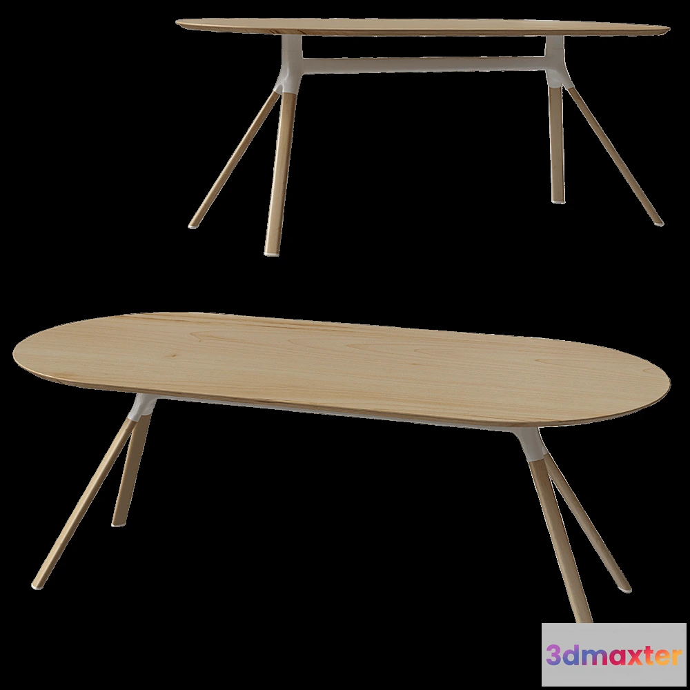 1639158 - Lapalma - Dining table FORK P128 3D Max