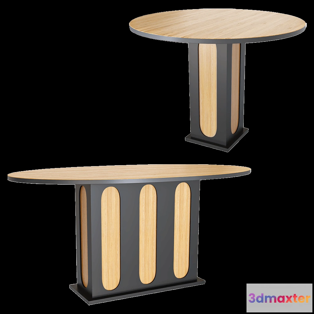 1639222 - lulu’space - Dining table Dia 3D Max