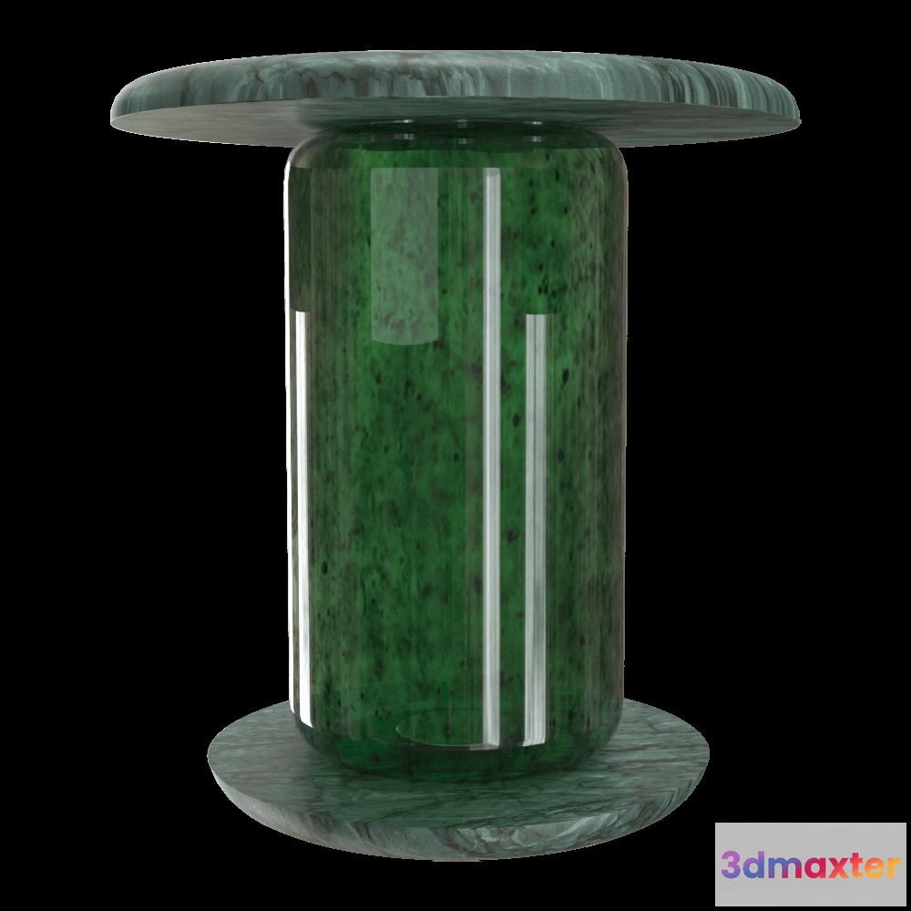 1639304 - MAAMI HOME - Low table BUBBLE GREEN GUATEMALA 3D Max