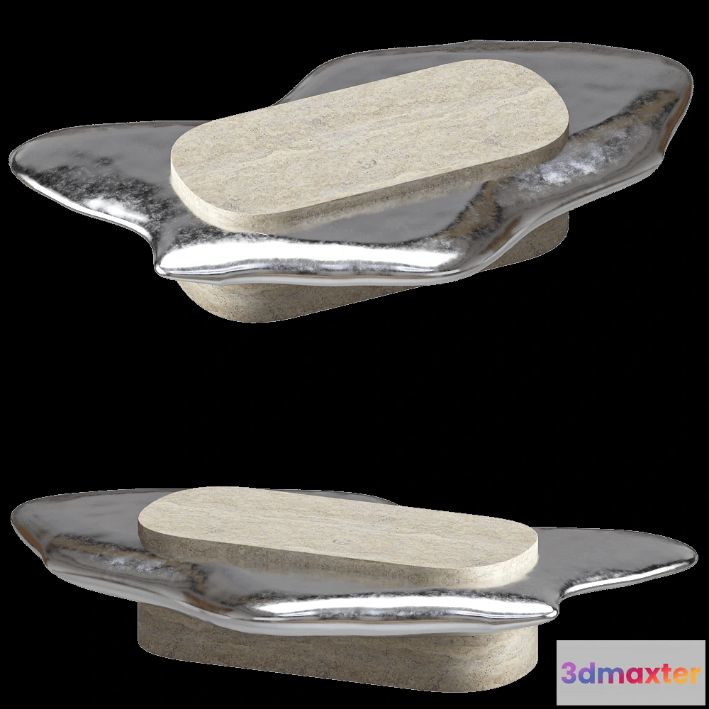 1639554 - Modenature - Coffee table CHAI 3D Max