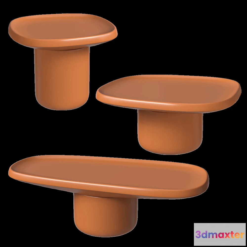 1639654 - Moooi  - Low table Obon 3D Max