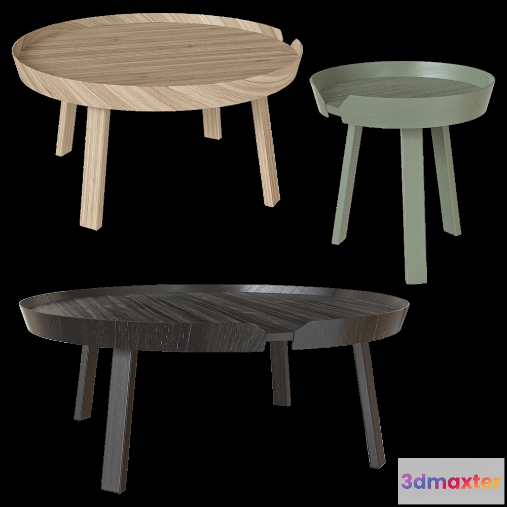 1639688 - Muuto - Coffee table Around 3D Max