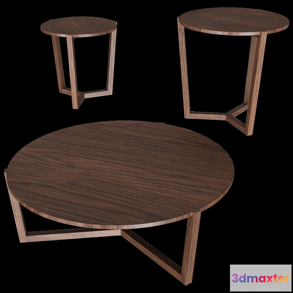 1639814 - Pacini & Cappellini  - Coffee tables DENNY 3D Max