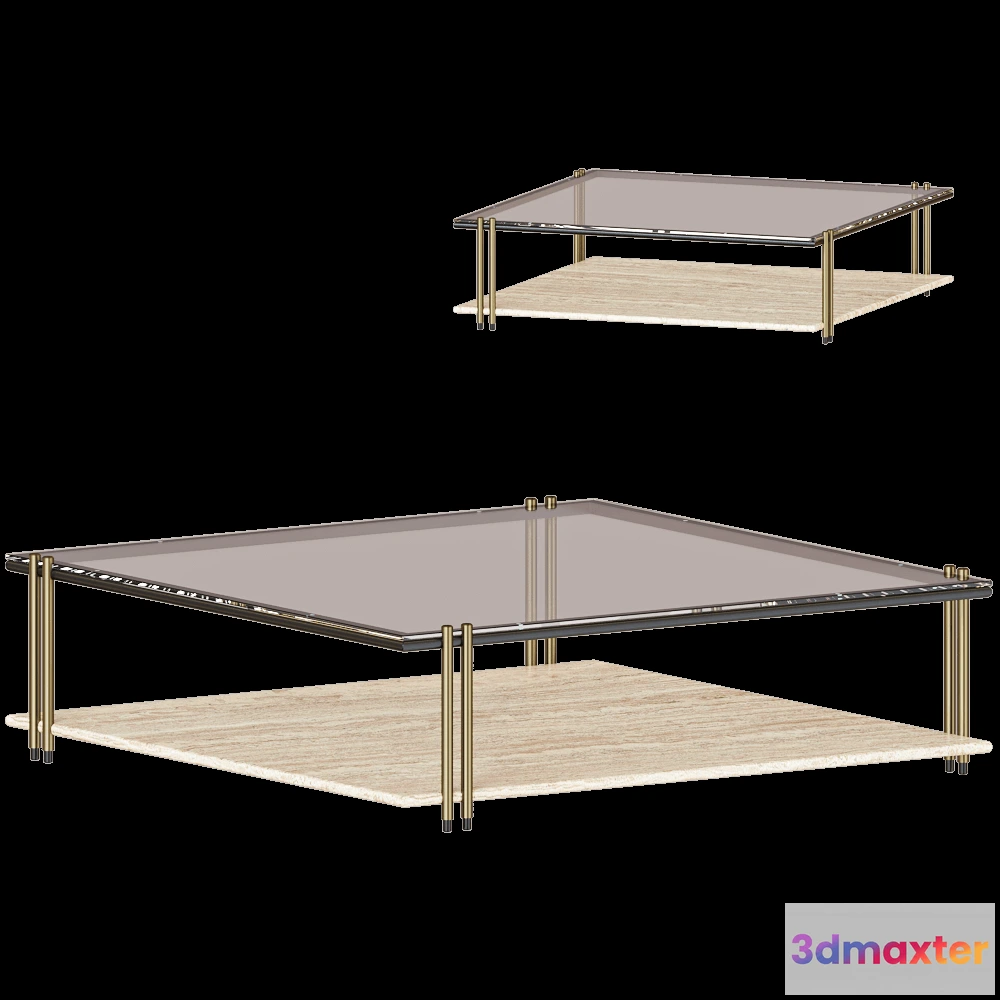 1639858 - Paolo Castelli - Coffee table Soft Ratio 3D Max