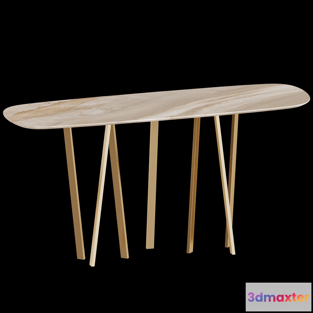 1639870 - Paolo Castelli - Console table For Hall 3D Max