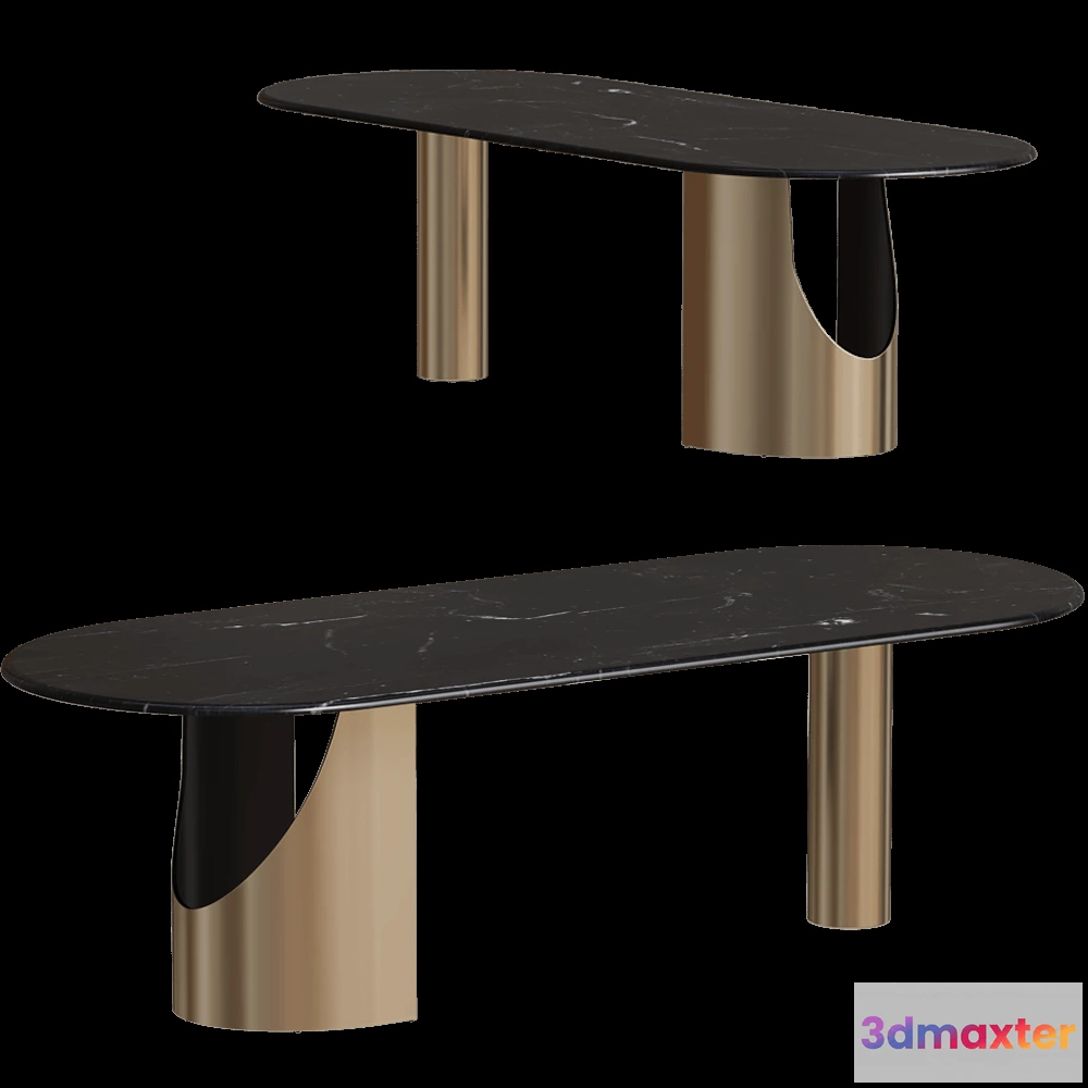 1639878 - Paolo Castelli - Dining table Ellipse 3D Max