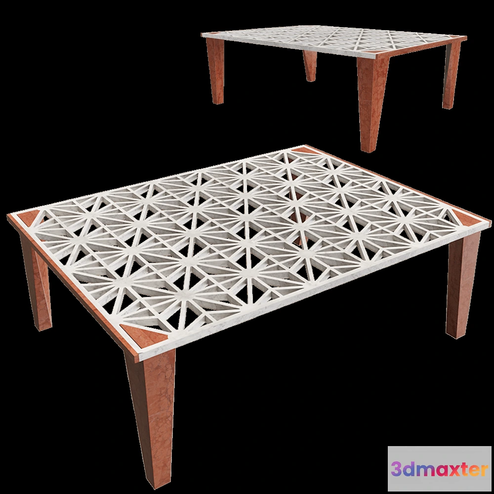 1639908 - Pistore Marmi - Low side table Lace 3D Max