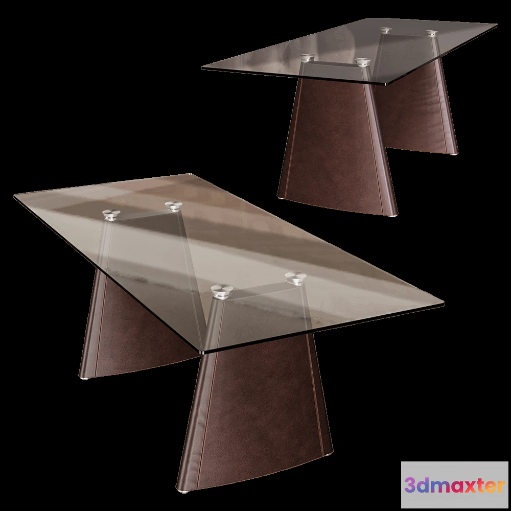 1639916 - Polflex - Conference table Pyramid 580-Glass 3D Max