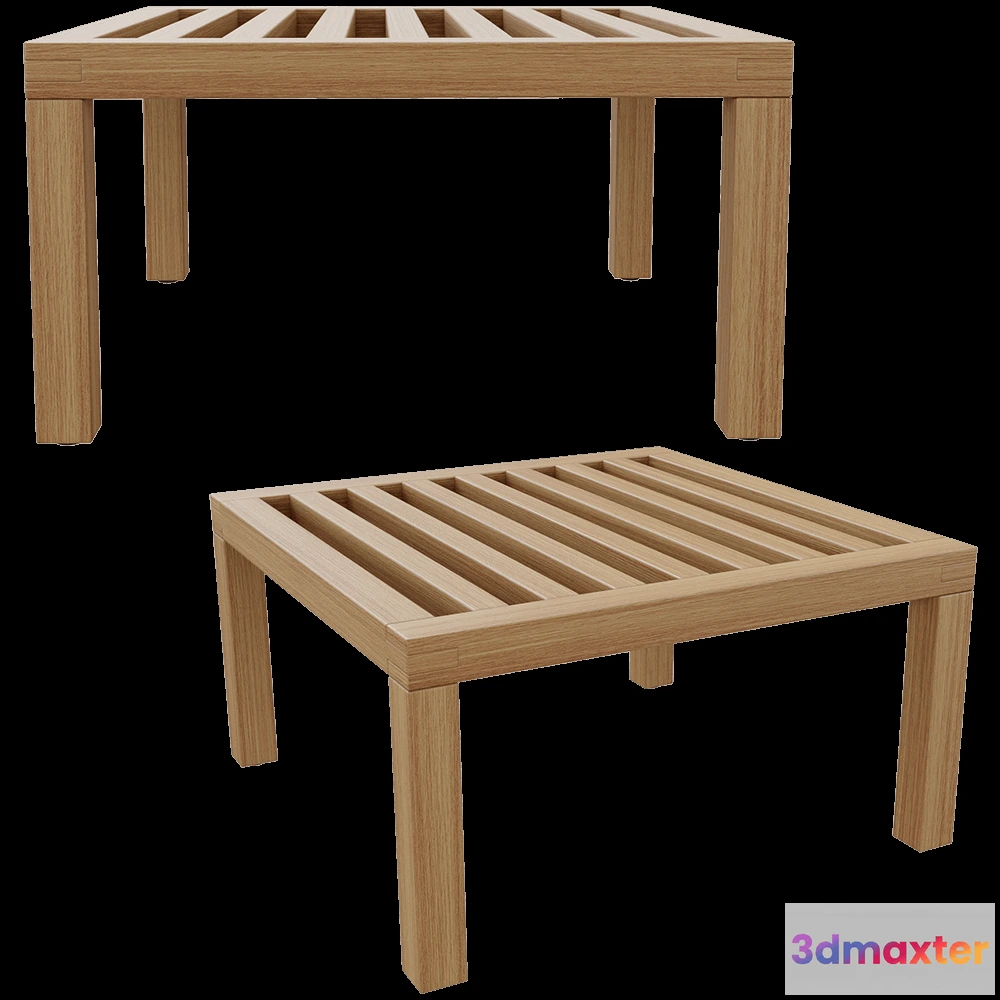 1640028 - Prostoria - Outdoor table Umomoku low 3D Max