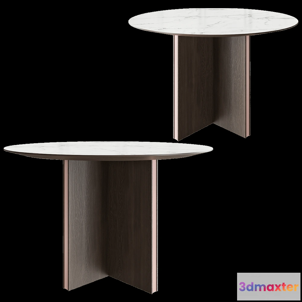 1640080 - Punt Mobles  - Table Stockholm ceramic 3D Max
