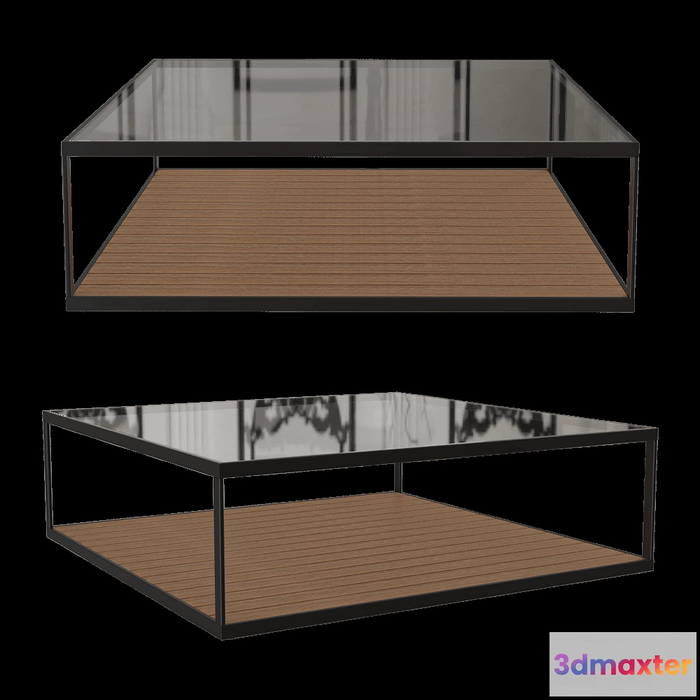 1640092 - Röshults - Coffee table Moore 115×115 3D Max