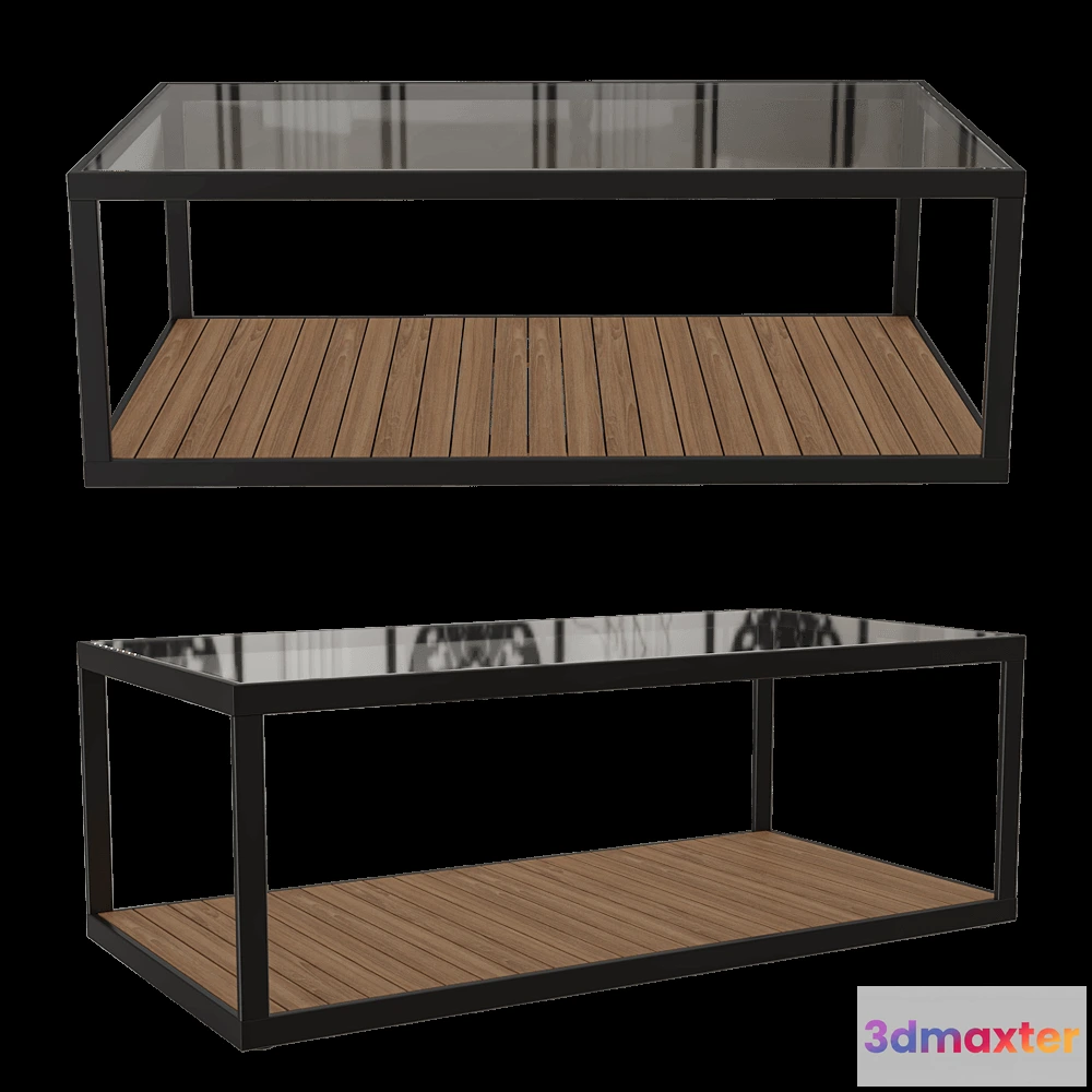 1640094 - Röshults - Coffee table Moore 100×50 3D Max