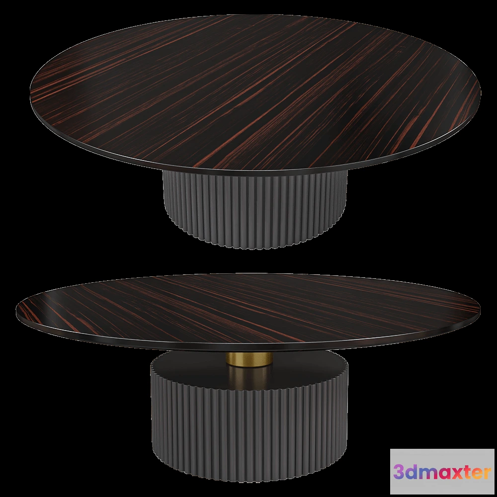 1640190 - SCAPPINI HOME  - Coffee table SHORT 3D Max