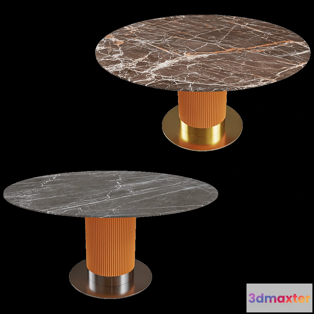 1640198 - SCAPPINI HOME  - Dining table CIRCLE 3D Max