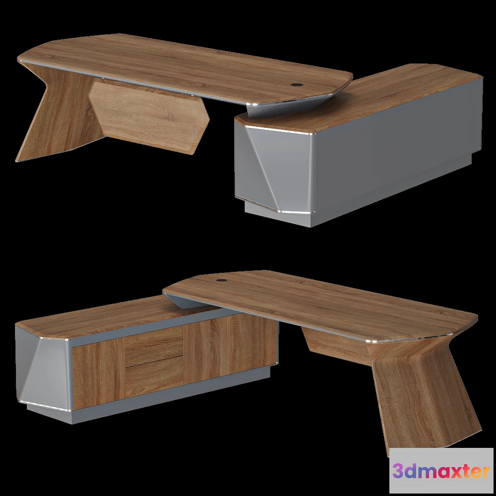 1640294 - Shin Plaza - Desk Executive MD-T002 3D Max