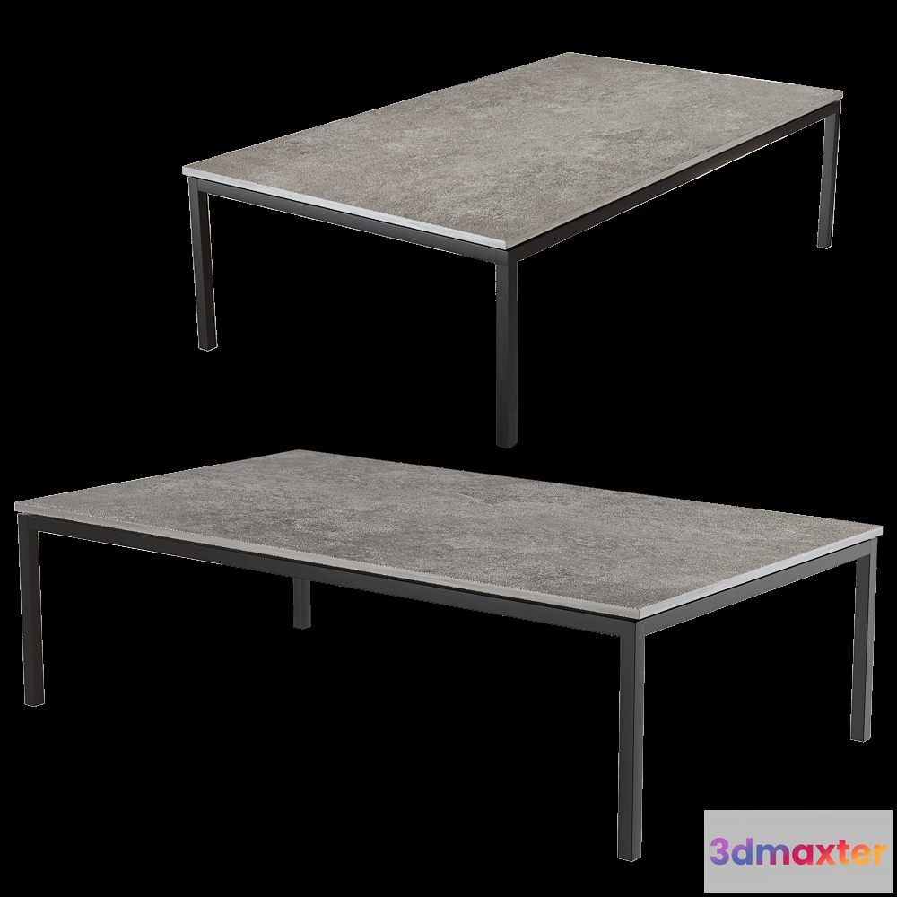 1640420 - Skargaarden - Lounge table BONT60-DG + BONTT60-GDG 3D Max