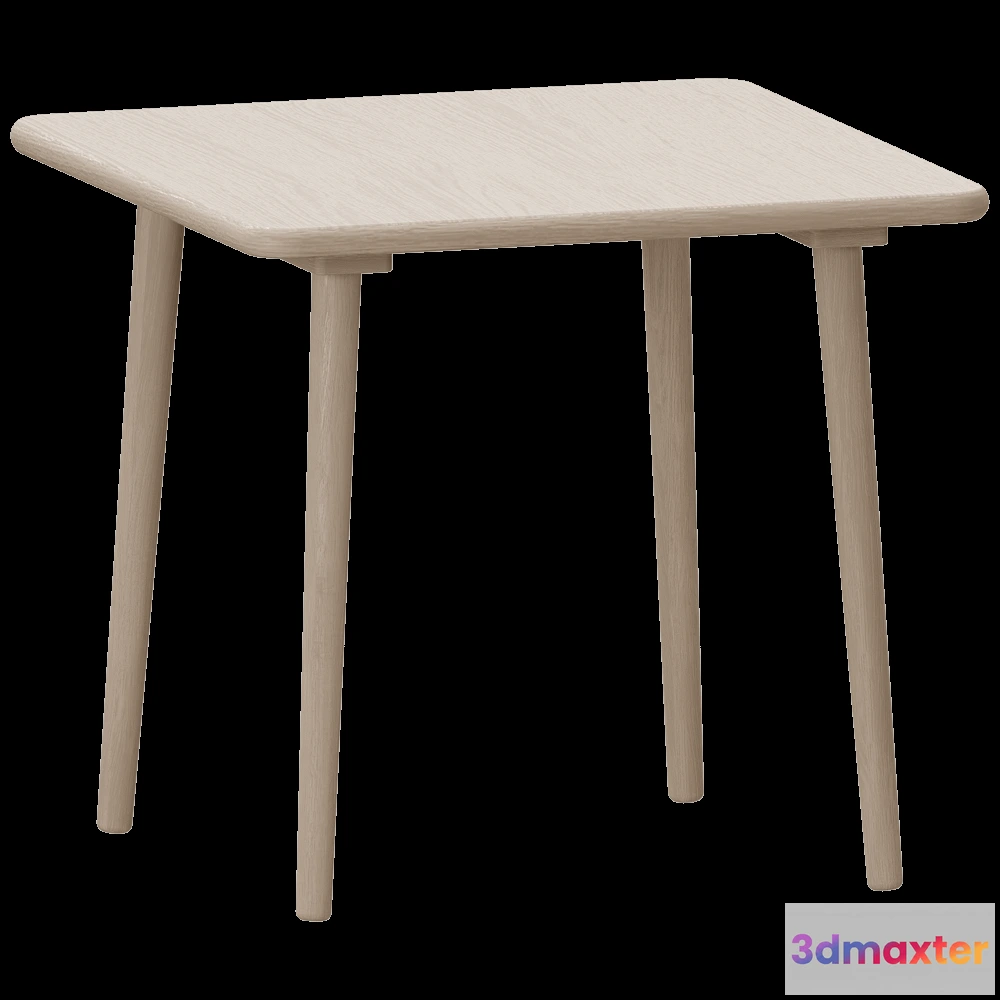 1640456 - Stolab - Table Miss Tailor Oak 3D Max