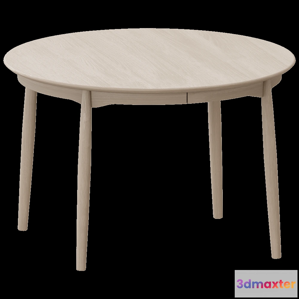 1640458 - Stolab - Carl table Fixed  Oak 3D Max