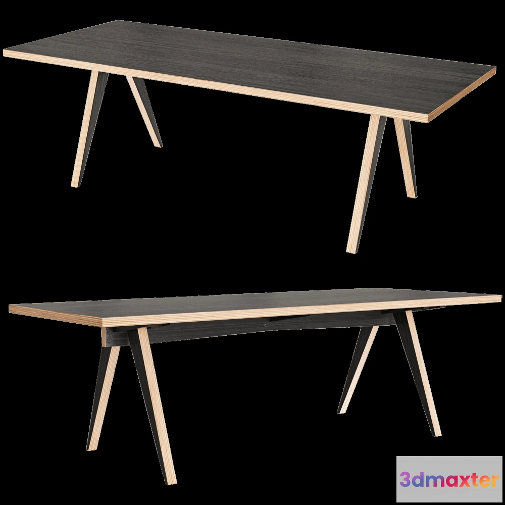 1640512 - Swallow’s Tail Furniture - Table Calipers 3D Max